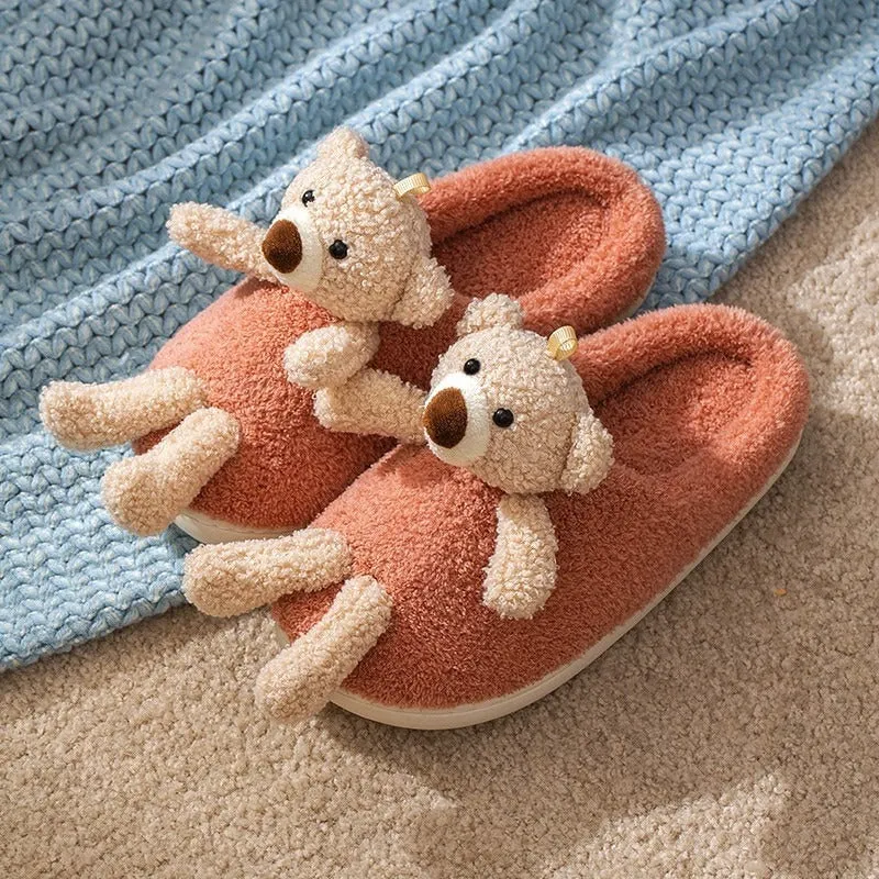 Teddy Plush Slippers