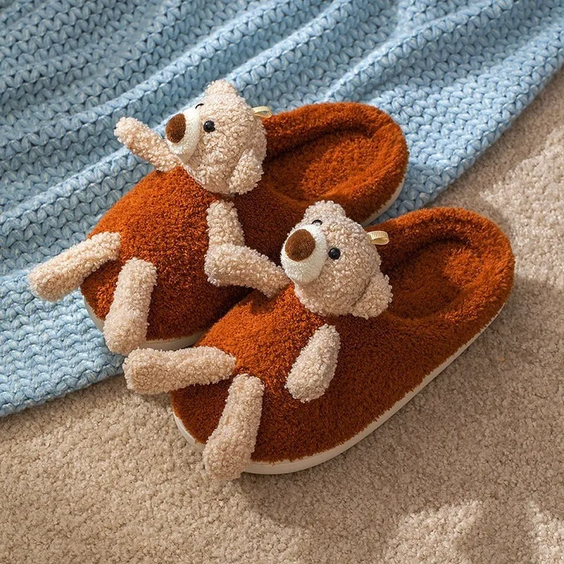 Teddy Plush Slippers