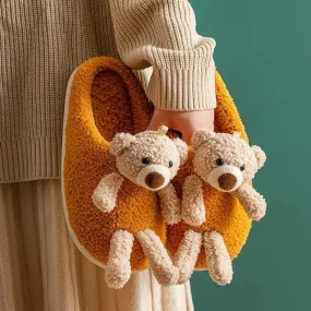 Teddy Plush Slippers