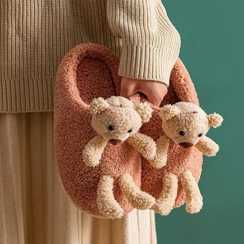 Teddy Plush Slippers
