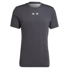 Unisex New York Printed Tennis Top Carbon