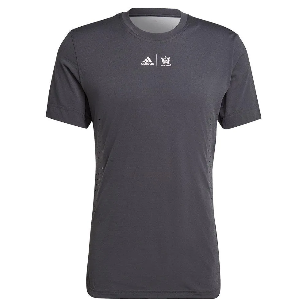 Unisex New York Printed Tennis Top Carbon